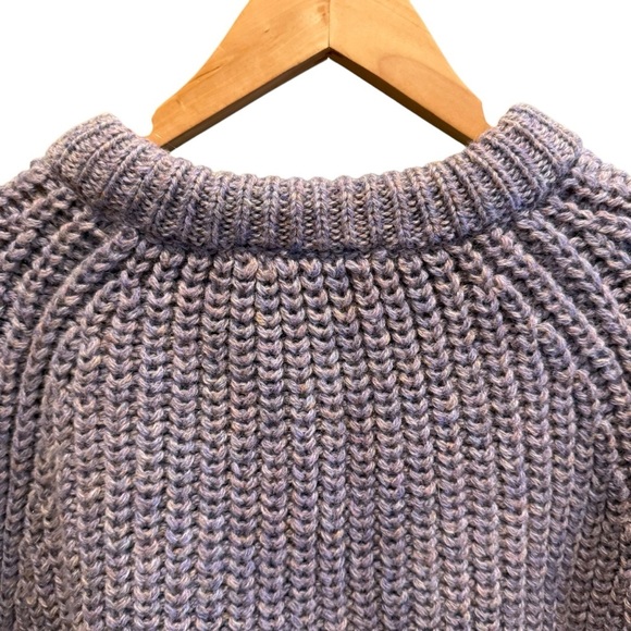 Vtg Cottage Knitwear By Classic Knit Men’s 100 % Wool Sweater Light Purple M - Picture 9 of 14